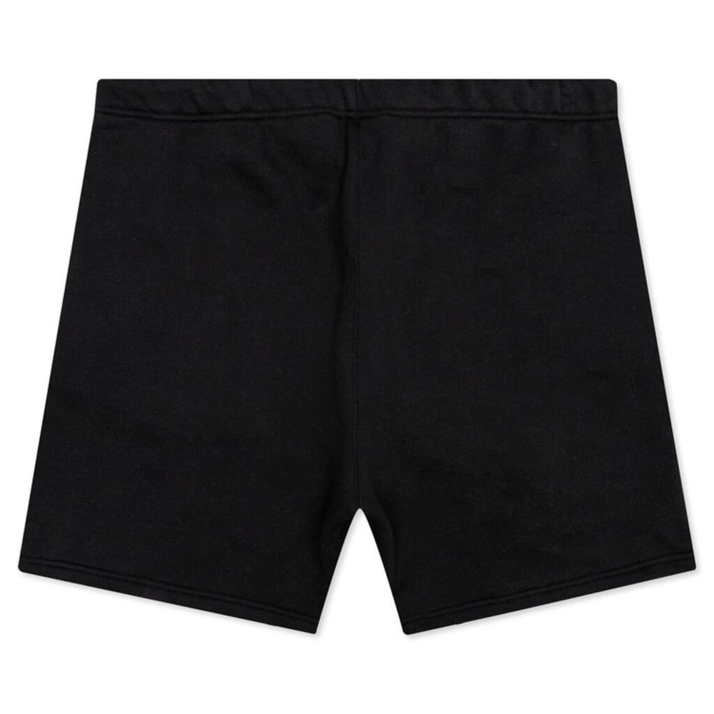 Essentials Black Athletic Shorts Minimalist Design